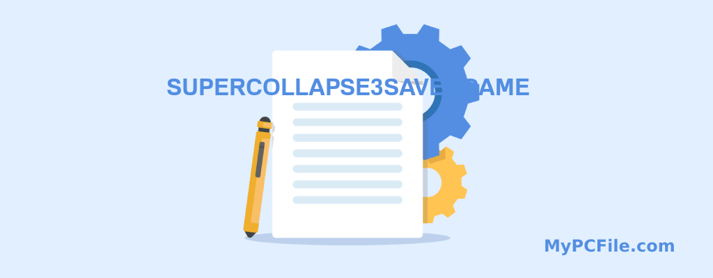 SUPERCOLLAPSE3SAVEDGAME File Editor
