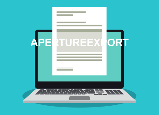 APERTUREEXPORT File Opener