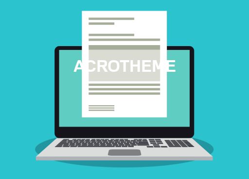 ACROTHEME File Opener