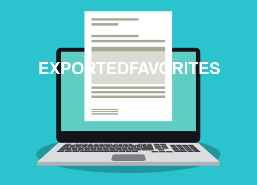 EXPORTEDFAVORITES File Opener