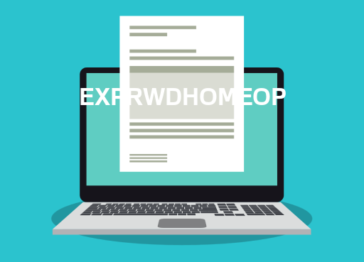 EXPRWDHOMEOP File Opener
