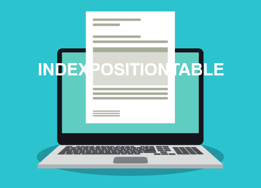 INDEXPOSITIONTABLE File Opener