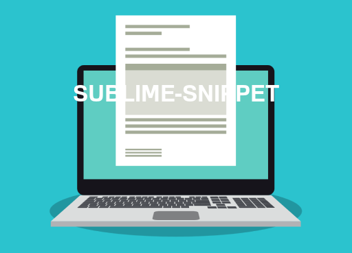 SUBLIME-SNIPPET File Opener
