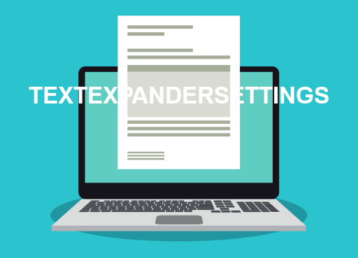 TEXTEXPANDERSETTINGS File Opener