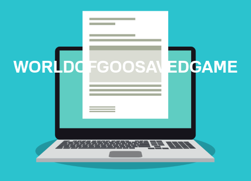 WORLDOFGOOSAVEDGAME File Opener