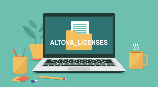 ALTOVA_LICENSES File Viewer